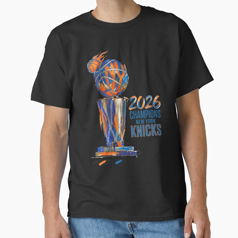 Knicks Championship 2026 Ny New York T-Shirt - Aesthetic Graphic Unisex - T-Shirt, Sweatshirt, Hoodie