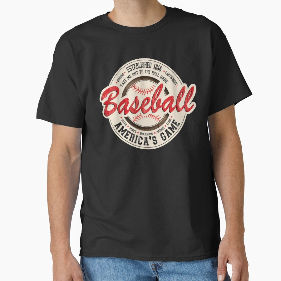 Baseball Take Me Out To Ball Game T-Shirt - Graphic Print Unisex - T-Shirt, Sweatshirt, Hoodie