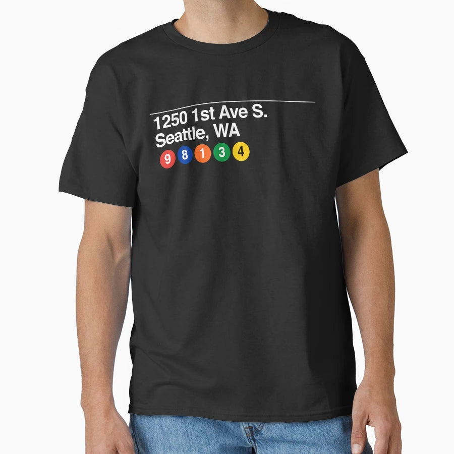 T Mobile Park 1250 1St Ave S Seattle Wa T-Shirt - Trendy Graphic Unisex - T-Shirt, Sweatshirt, Hoodie