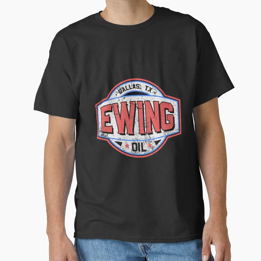 Ewing Oil T-Shirt - Fun Novelty Design for Adults - T-Shirt, Sweatshirt, Hoodie