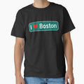 I Love Boston T-Shirt - Graphic Print Men Women - T-Shirt, Sweatshirt, Hoodie