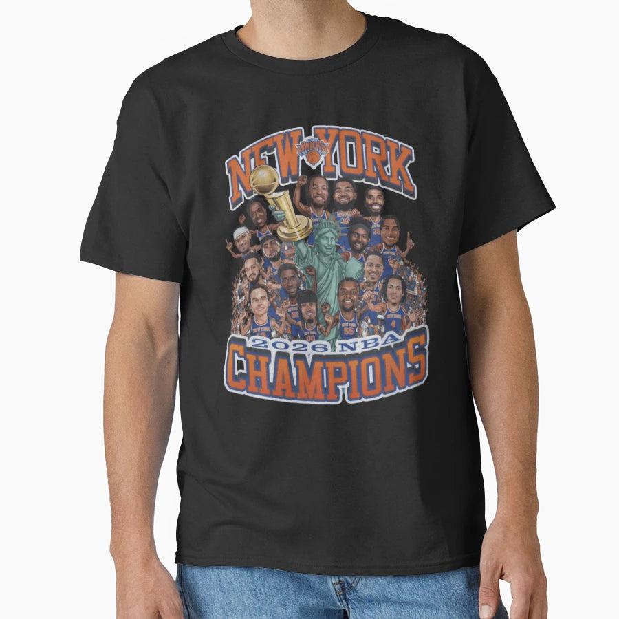 New York Knicks Nba Finals 2026 Champions T-Shirt - Graphic Print Unisex - T-Shirt, Sweatshirt, Hoodie