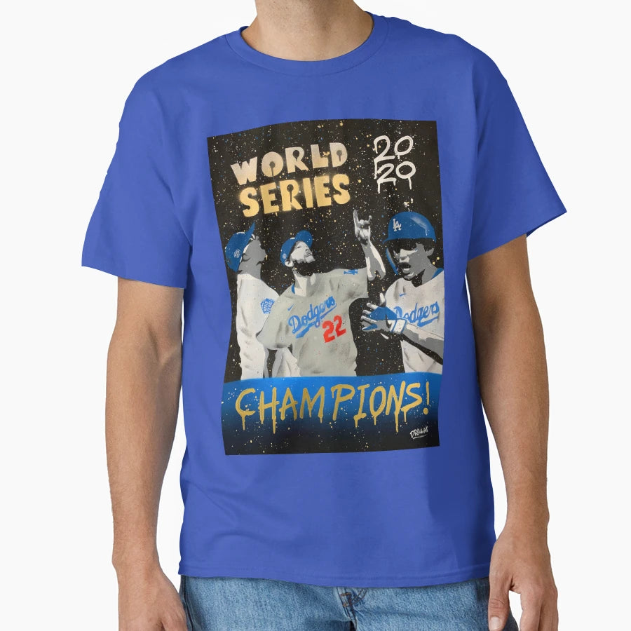 La 2020 Champions Baseball T-Shirt - Fun Novelty Design for Adults - T-Shirt, Sweatshirt, Hoodie