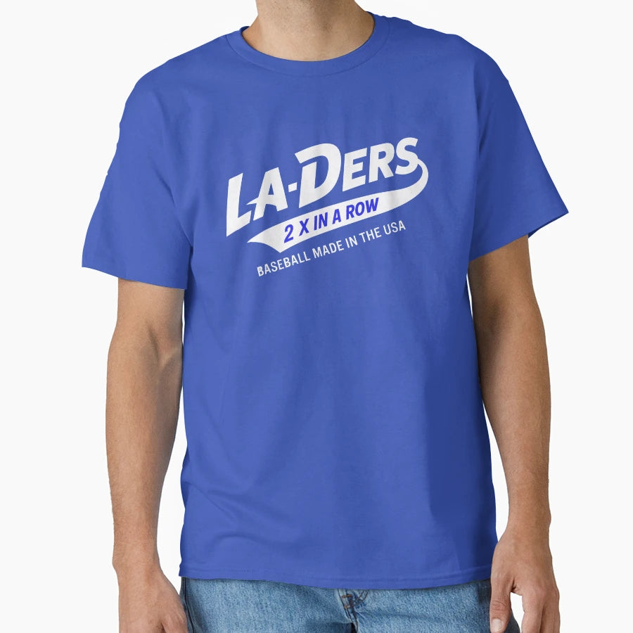 Baseball 2 Times Row T-Shirt - Unique Graphic for Adults - T-Shirt, Sweatshirt, Hoodie