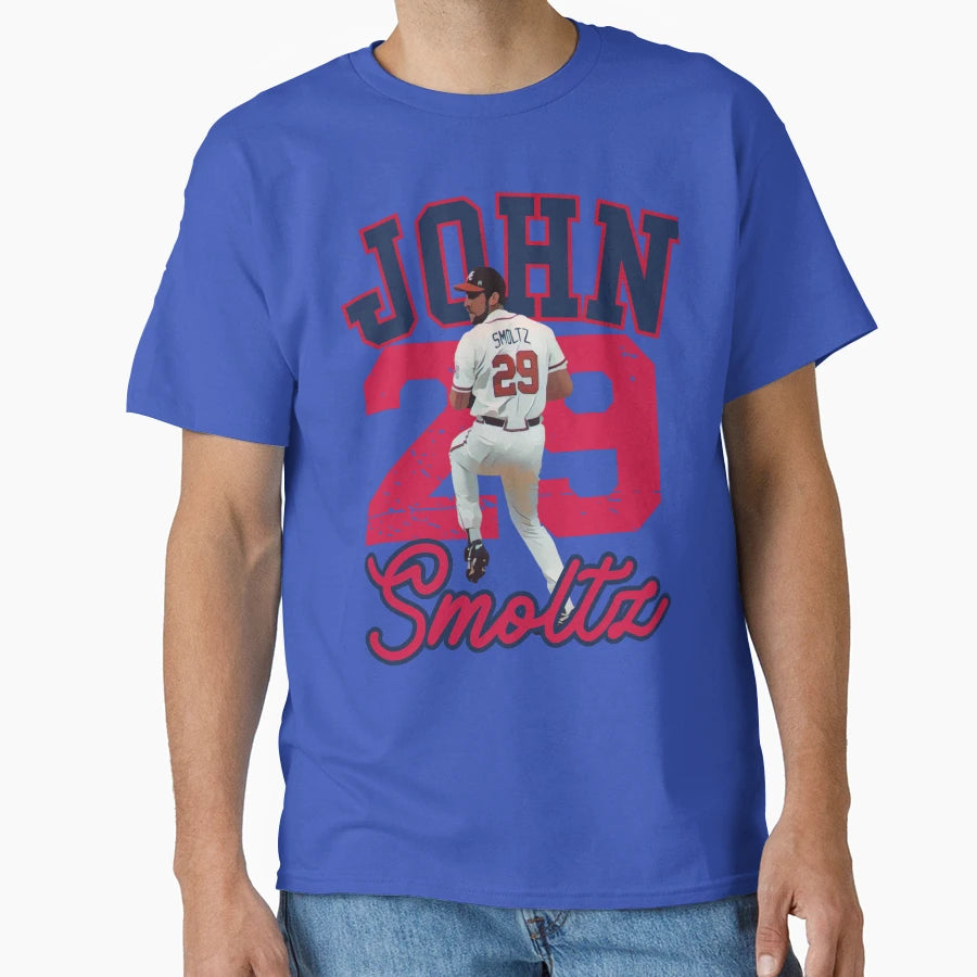 John Smoltz 29 Baseball Legend T-Shirt - Fun Novelty Design Unisex - T-Shirt, Sweatshirt, Hoodie