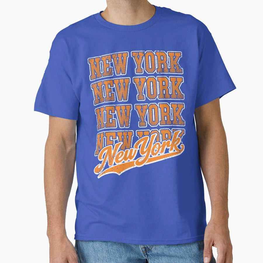 New York Throwback T-Shirt - Custom Art Print Men Women - T-Shirt, Sweatshirt, Hoodie