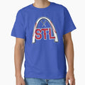 St Louis Baseball Stl T-Shirt - Minimalist Print Men Women - T-Shirt, Sweatshirt, Hoodie