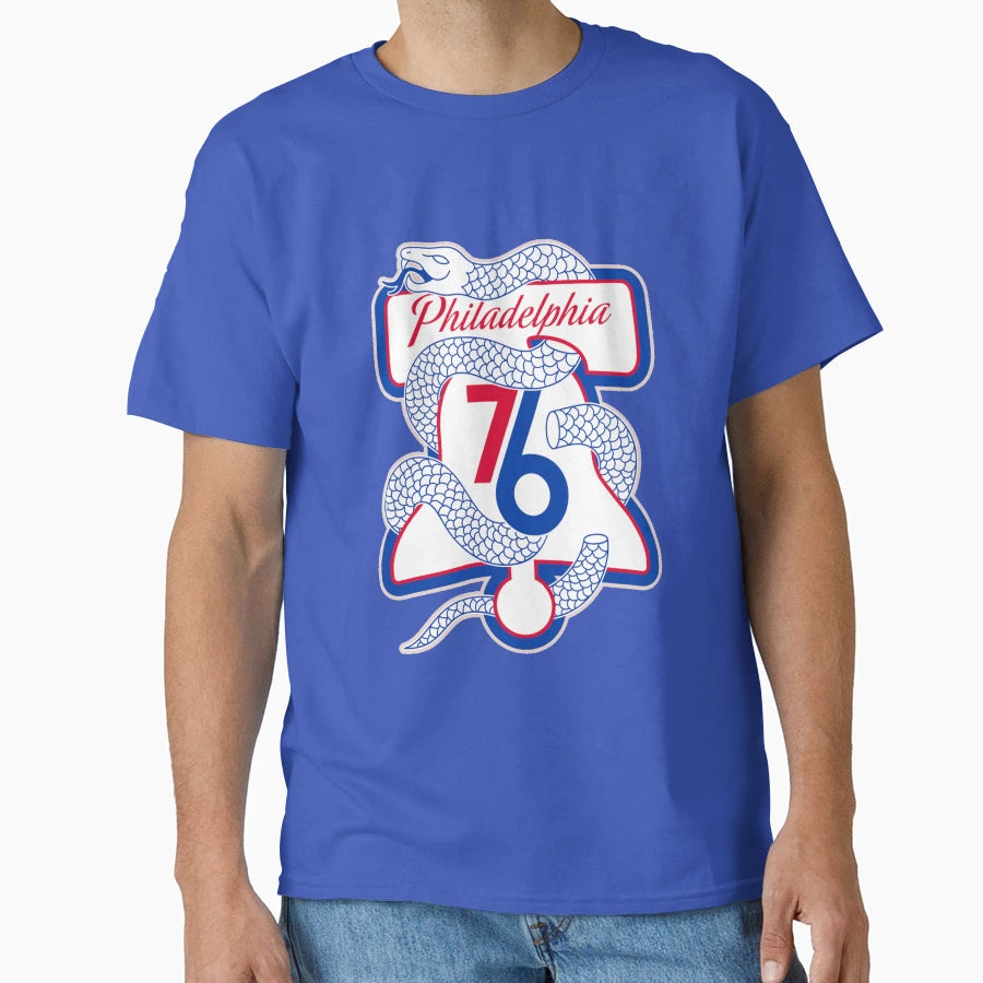 76Ers City T-Shirt - Minimalist Print for Adults - T-Shirt, Sweatshirt, Hoodie