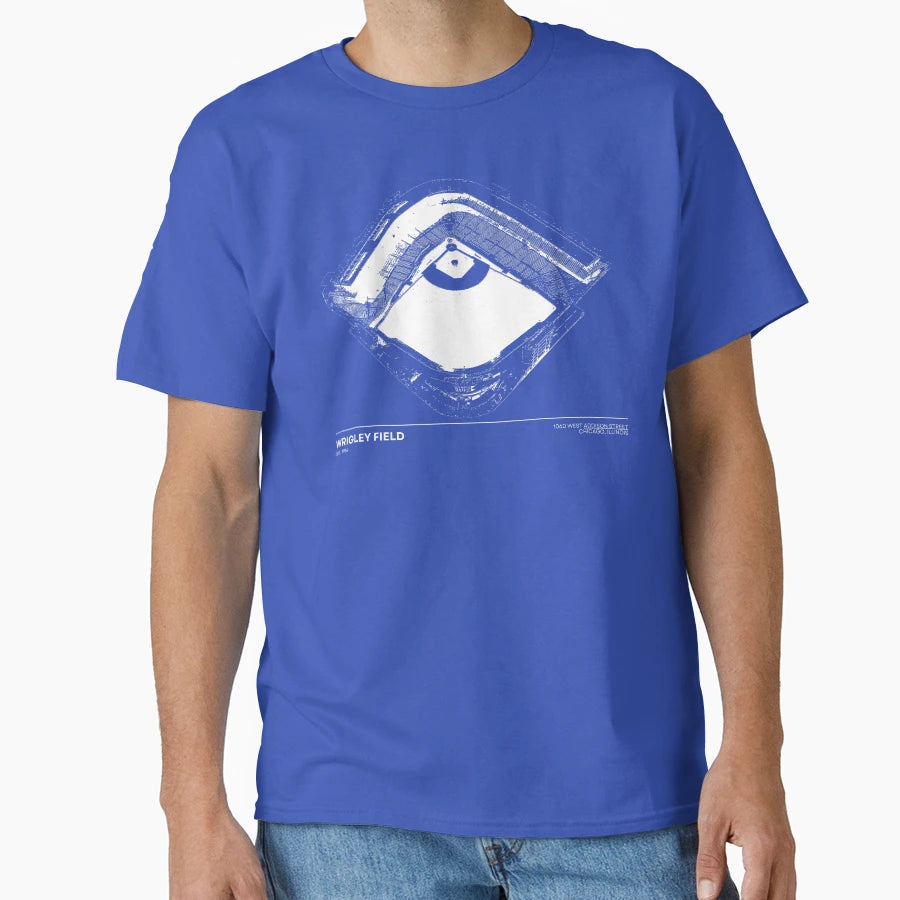 Wrigley Field T-Shirt - Streetwear Style Men Women - T-Shirt, Sweatshirt, Hoodie