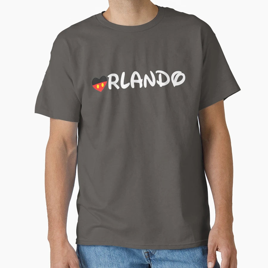 I Love Orlando T-Shirt - Minimalist Print for Adults - T-Shirt, Sweatshirt, Hoodie