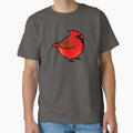 Chubby Male Cardinal T-Shirt - Minimalist Print Men Women - T-Shirt, Sweatshirt, Hoodie