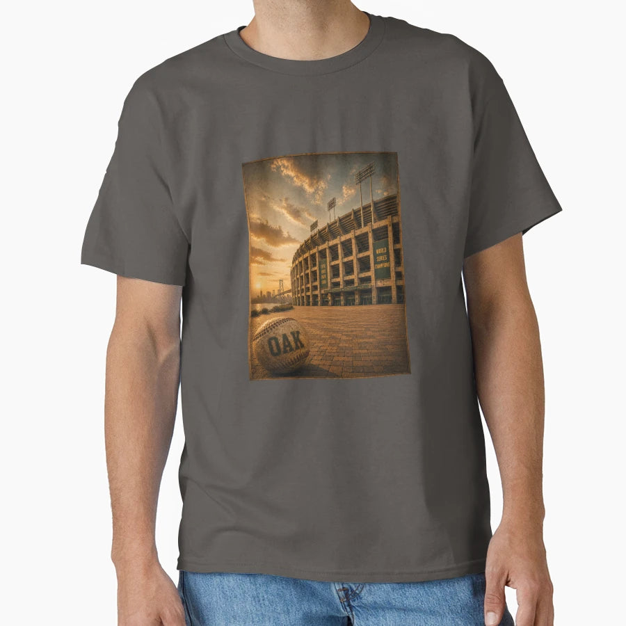 Oakland Baseball Haven T-Shirt - Fun Novelty Design for Adults - T-Shirt, Sweatshirt, Hoodie