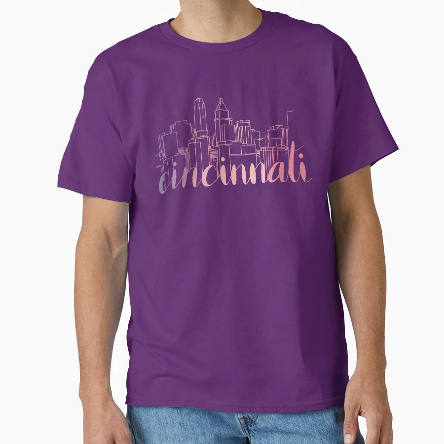 Cincinnati T-Shirt - Minimalist Print for Adults - T-Shirt, Sweatshirt, Hoodie