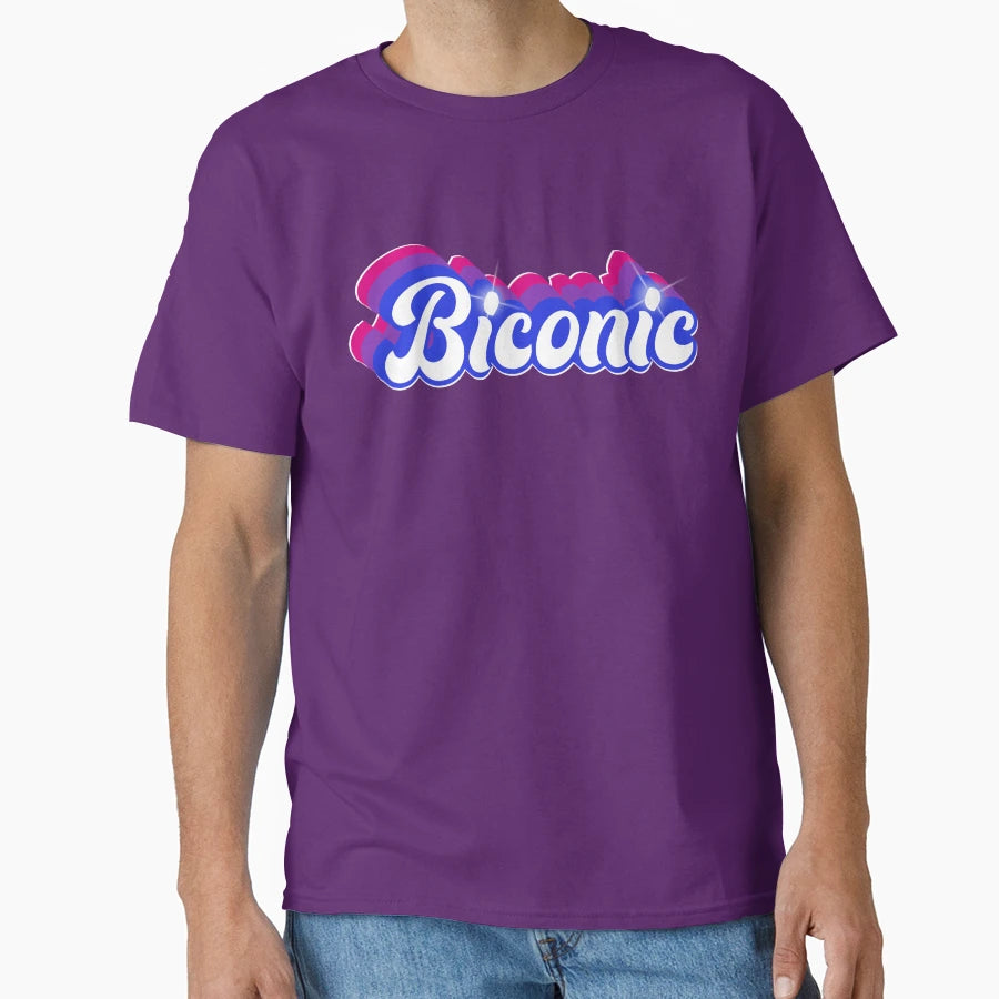 Biconic Bisexual Pride T-Shirt - Unique Graphic Unisex - T-Shirt, Sweatshirt, Hoodie
