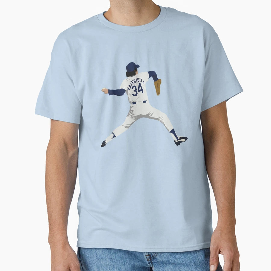 Fernando Valenzuela T-Shirt - Aesthetic Graphic for Adults - T-Shirt, Sweatshirt, Hoodie