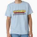 Cleveland Ohio Stripes T-Shirt - Minimalist Print Unisex - T-Shirt, Sweatshirt, Hoodie