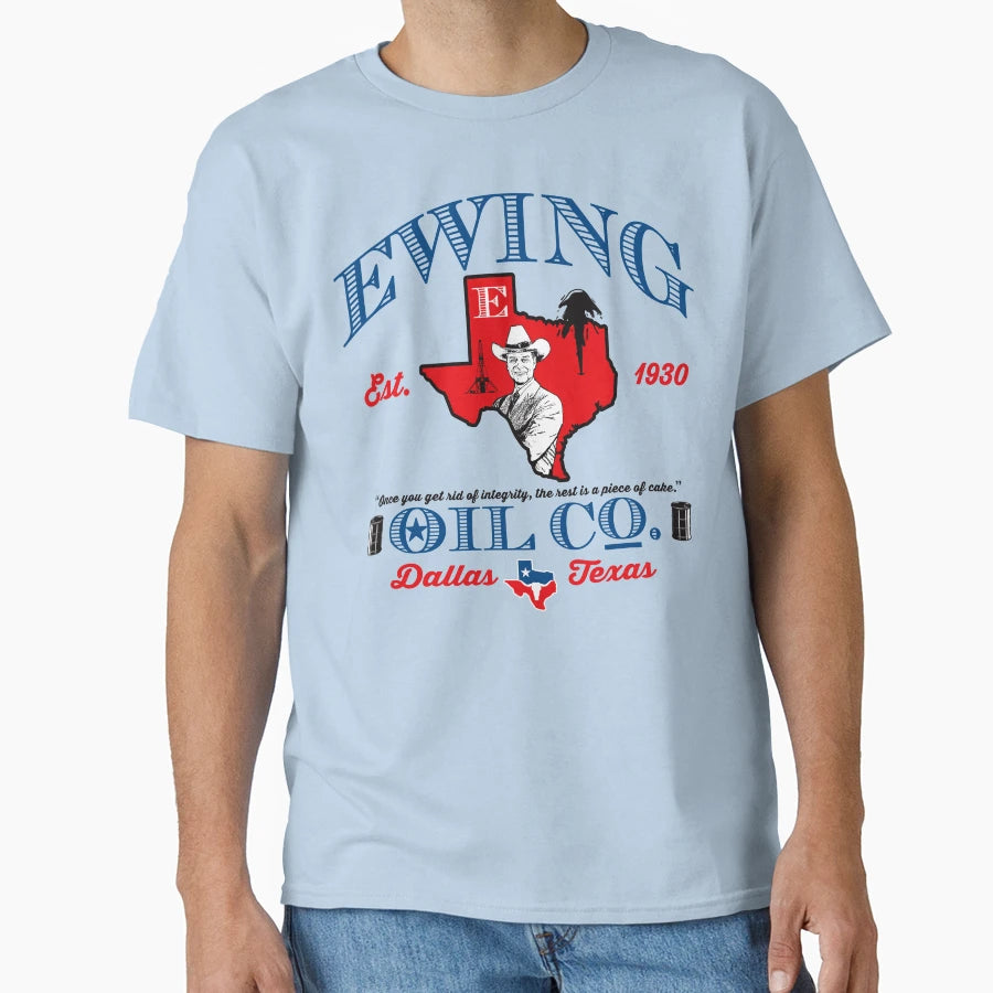 Ewing Oil Co T-Shirt - Casual Everyday Wear for Adults - T-Shirt, Sweatshirt, Hoodie