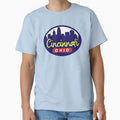 Cincinnati Skyline T-Shirt - Custom Art Print Unisex - T-Shirt, Sweatshirt, Hoodie