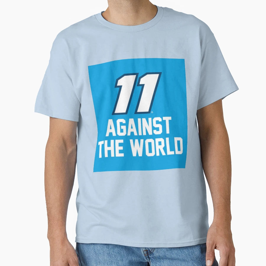 11 Against World Denny Hamlin 2025 T-Shirt - Trendy Graphic Men Women - T-Shirt, Sweatshirt, Hoodie