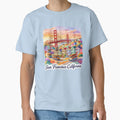 San Francisco California Travel T-Shirt - Graphic Print Unisex - T-Shirt, Sweatshirt, Hoodie