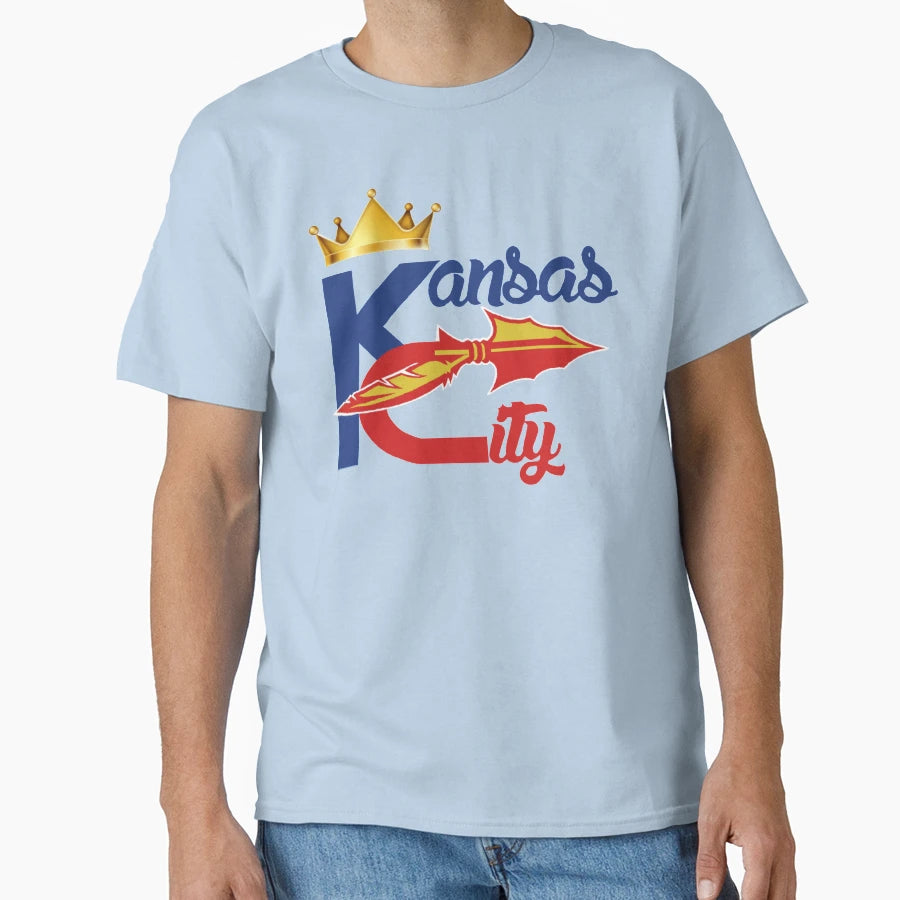 Kansas City Sports Hybrid Fan Gift T-Shirt - Graphic Print Unisex - T-Shirt, Sweatshirt, Hoodie