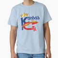 Kansas City Sports Hybrid Fan Gift T-Shirt - Graphic Print Unisex - T-Shirt, Sweatshirt, Hoodie
