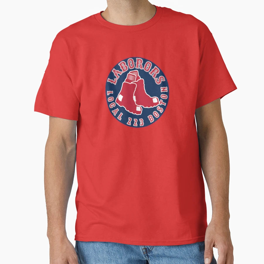 Laborers Local 223 Boston T-Shirt - Minimalist Print Men Women - T-Shirt, Sweatshirt, Hoodie