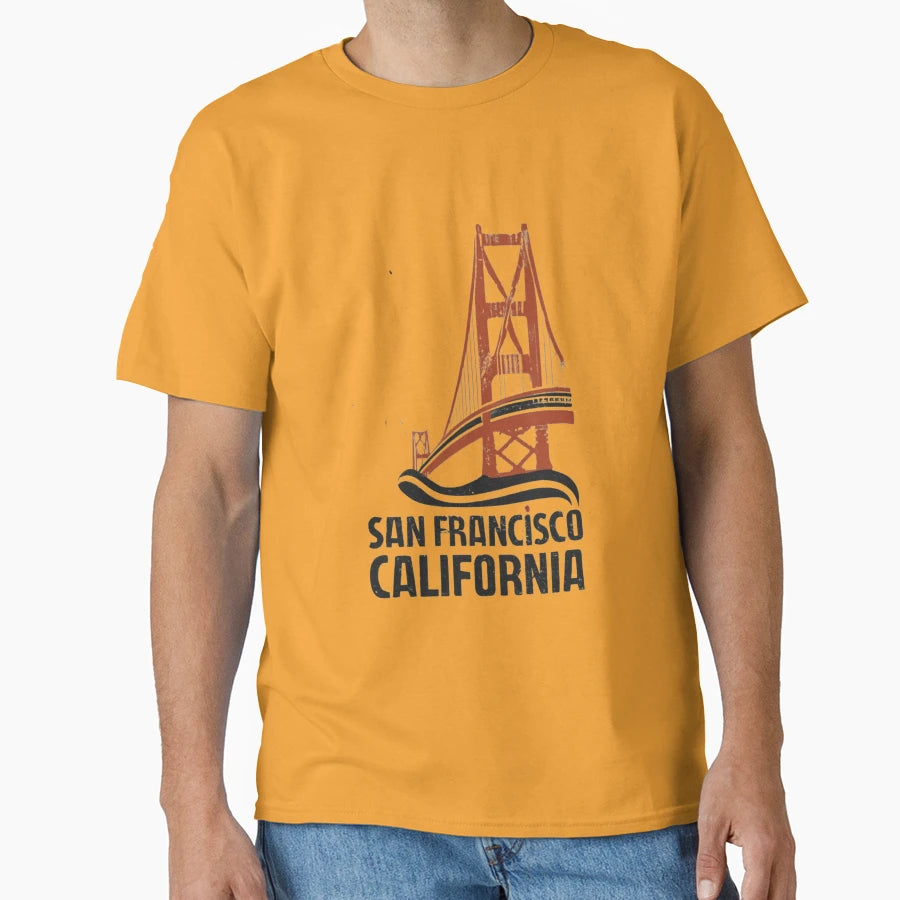 San Francisco California T-Shirt - Aesthetic Graphic for Adults - T-Shirt, Sweatshirt, Hoodie