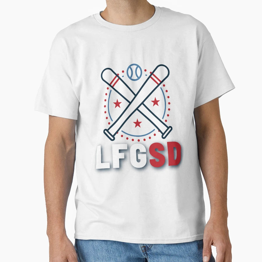Lfgsd Baseball And T-Shirt - Casual Everyday Wear for Adults - T-Shirt, Sweatshirt, Hoodie