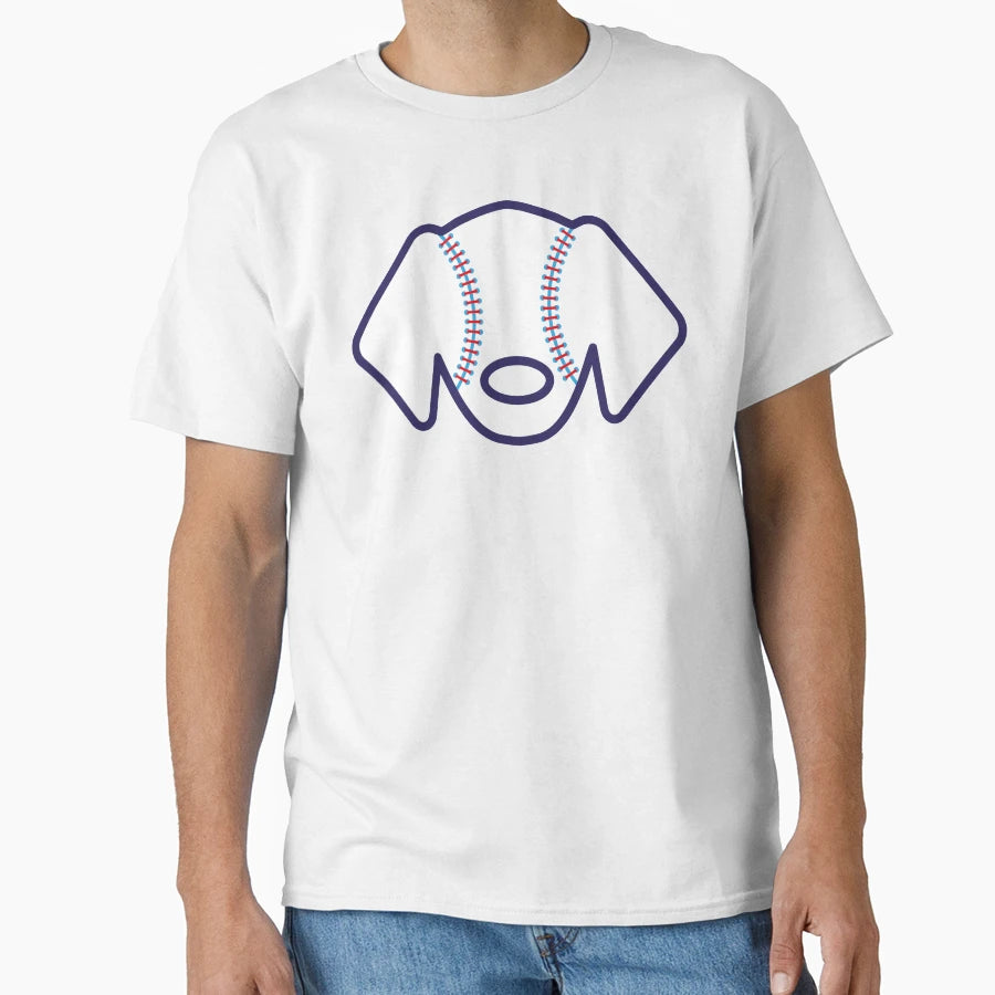 Baseball Dog T-Shirt - Trendy Graphic Unisex - T-Shirt, Sweatshirt, Hoodie