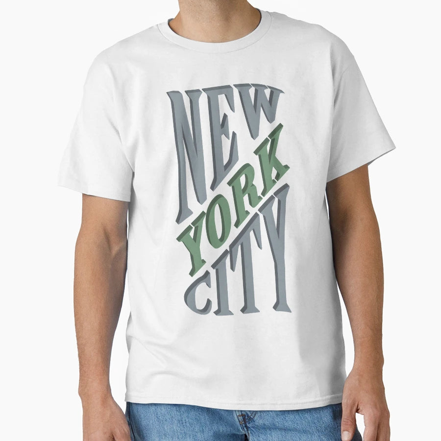 Nyc Typography New York T-Shirt - Graphic Print Men Women - T-Shirt, Sweatshirt, Hoodie