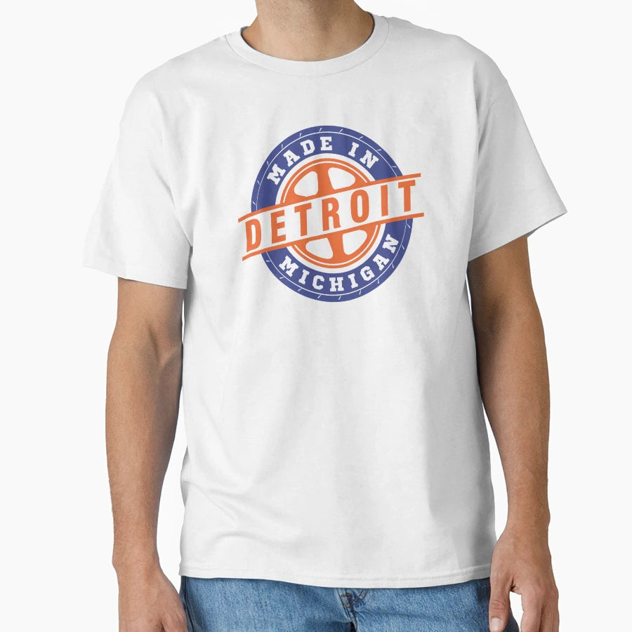 Made Detroit T-Shirt - Novelty Apparel for Adults - T-Shirt, Sweatshirt, Hoodie