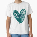 Seattle Heart T-Shirt - Minimalist Print Men Women - T-Shirt, Sweatshirt, Hoodie