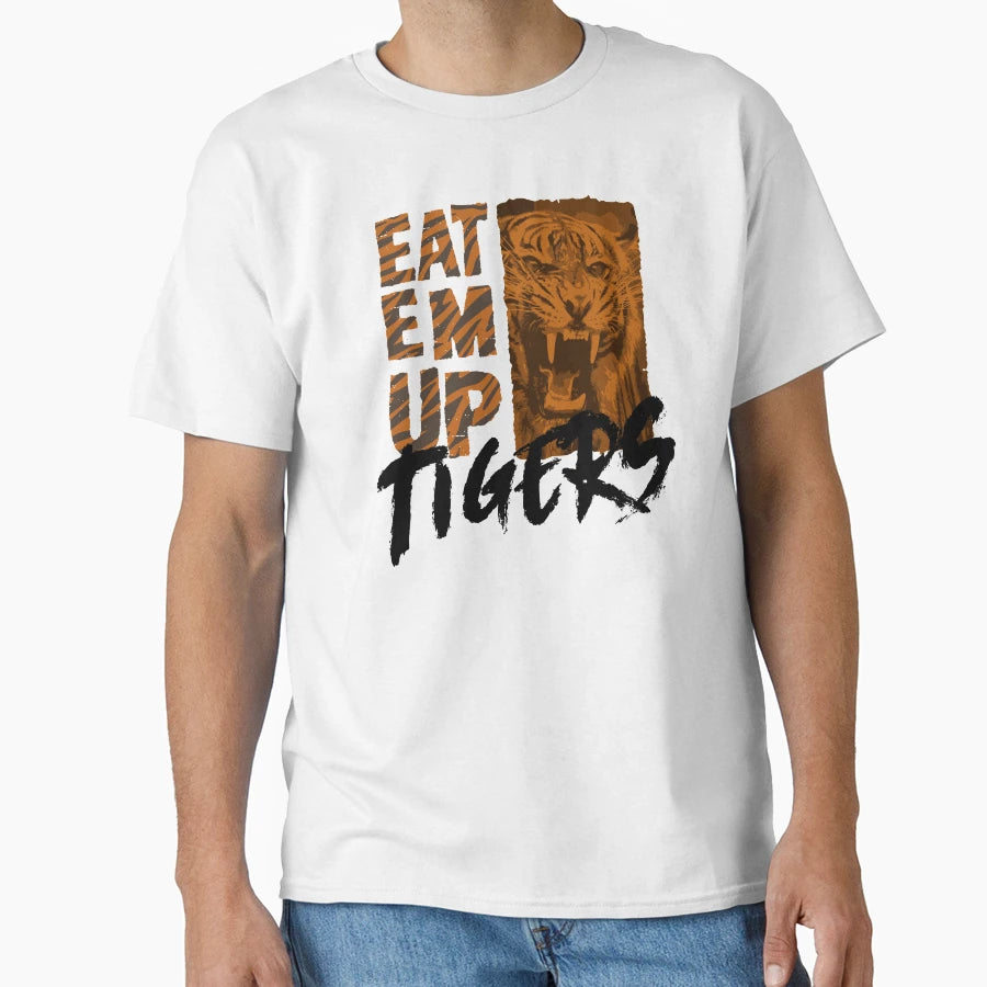 Eat Em Up Tigers T-Shirt - Streetwear Style for Adults - T-Shirt, Sweatshirt, Hoodie