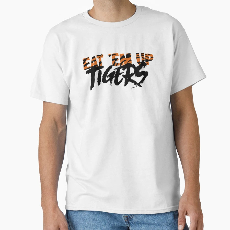 Eat Em Up Tigers T-Shirt - Fun Novelty Design for Adults - T-Shirt, Sweatshirt, Hoodie