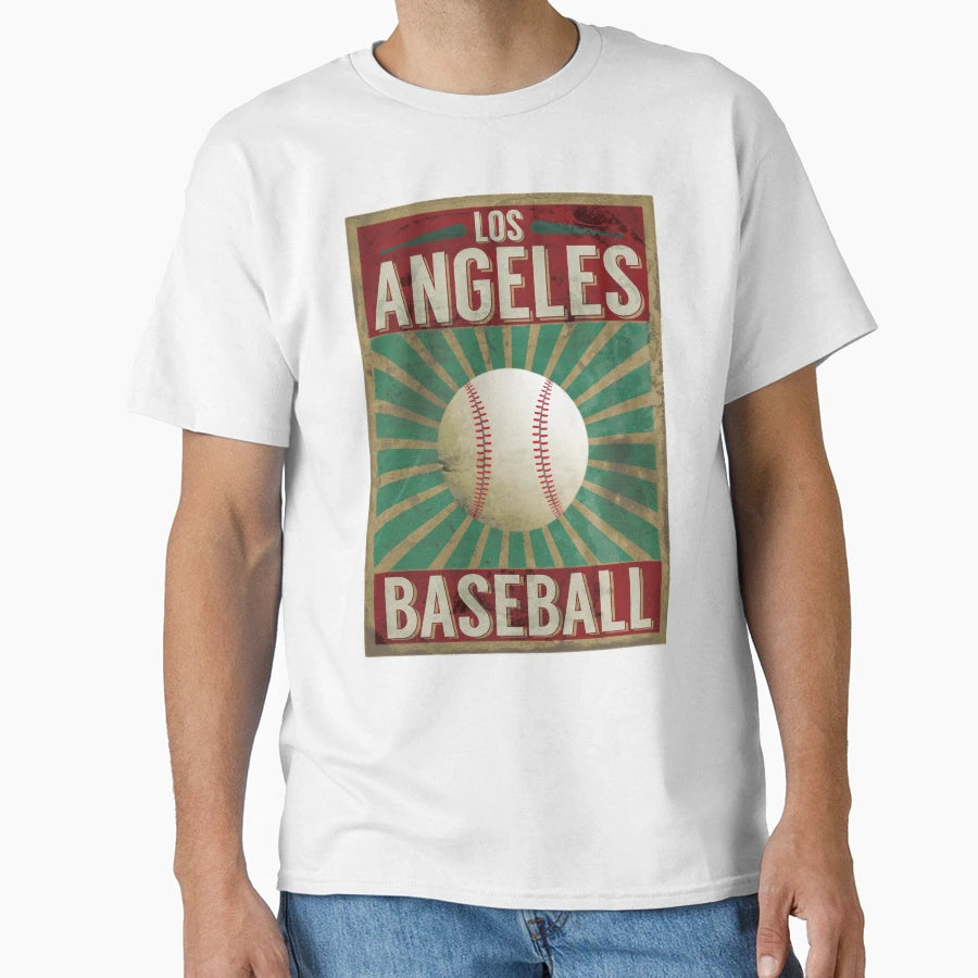 Los Angeles Baseball Artwork T-Shirt - Streetwear Style Unisex - T-Shirt, Sweatshirt, Hoodie