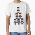 Baseball Navy White And Red Super T-Shirt - Trendy Graphic for Adults - T-Shirt, Sweatshirt, Hoodie
