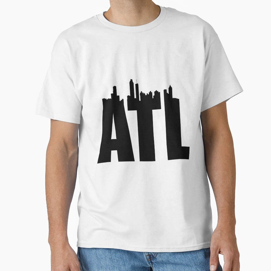 Atl Skyline T-Shirt - Custom Art Print Unisex - T-Shirt, Sweatshirt, Hoodie
