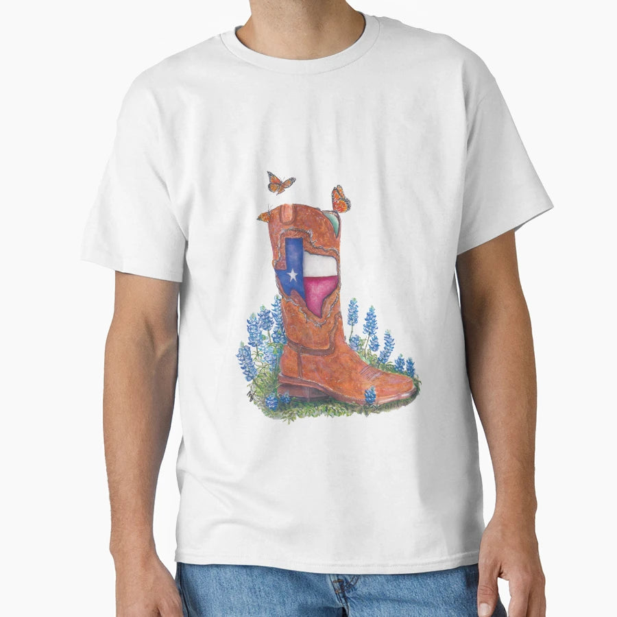 Texas Vibes Captivating Artwork Texas T-Shirt - Graphic Print Men Women - T-Shirt, Sweatshirt, Hoodie