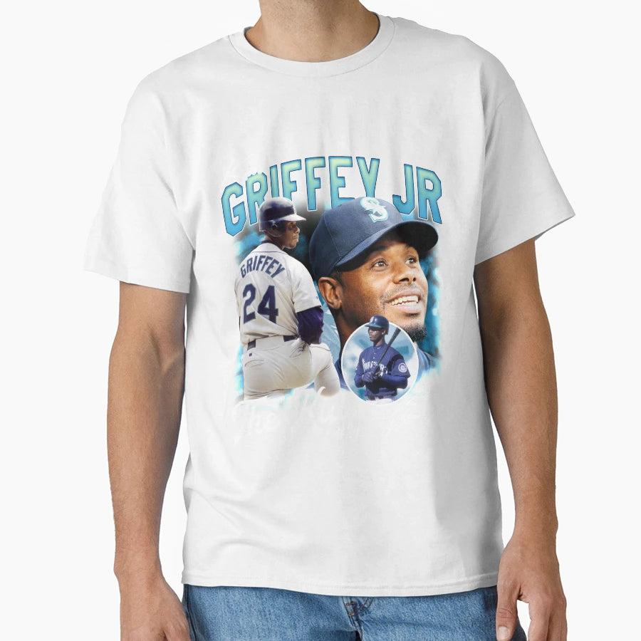 Ken Griffey Jr Baseball Signature Gift T-Shirt - Aesthetic Graphic Unisex - T-Shirt, Sweatshirt, Hoodie