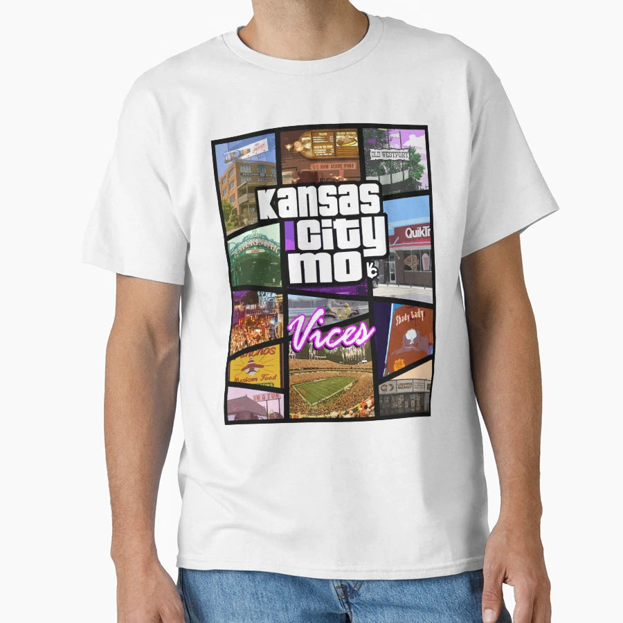 Kansas City Funny Vices T-Shirt - Unique Graphic Men Women - T-Shirt, Sweatshirt, Hoodie