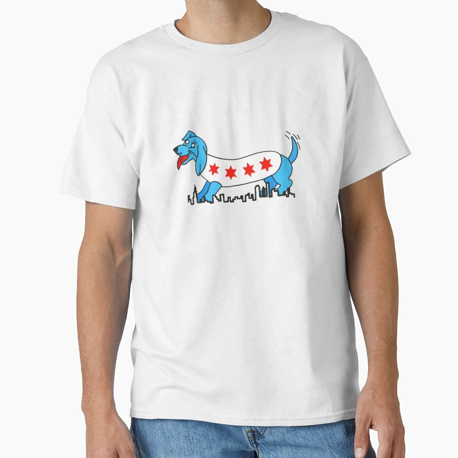 Chicago Dog T-Shirt - Streetwear Style Unisex - T-Shirt, Sweatshirt, Hoodie