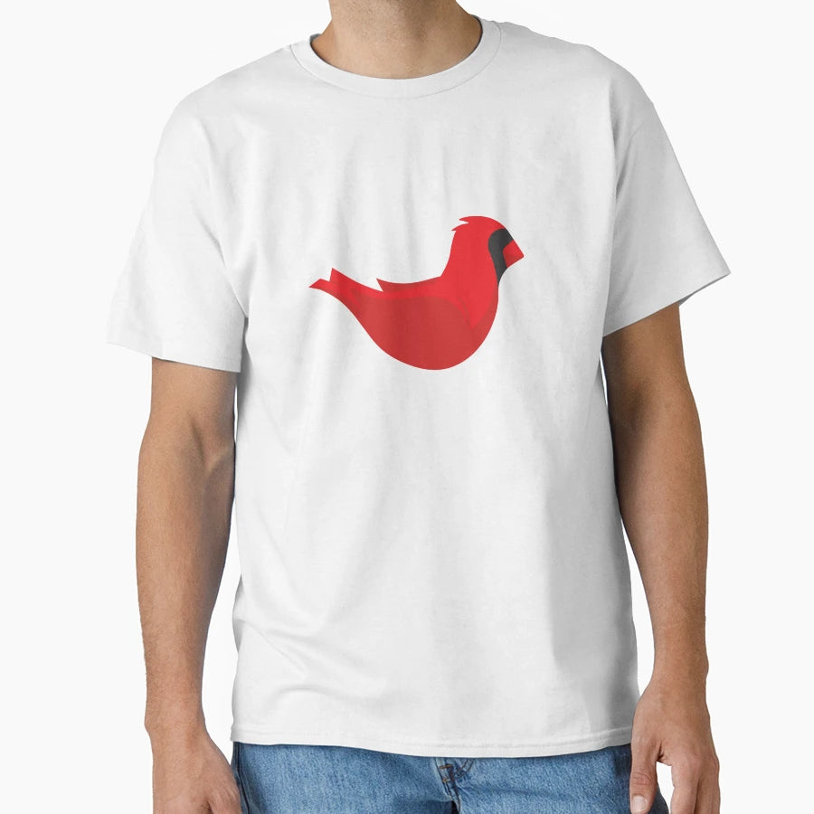 Red Bird Cardinal T-Shirt - Custom Art Print for Adults - T-Shirt, Sweatshirt, Hoodie