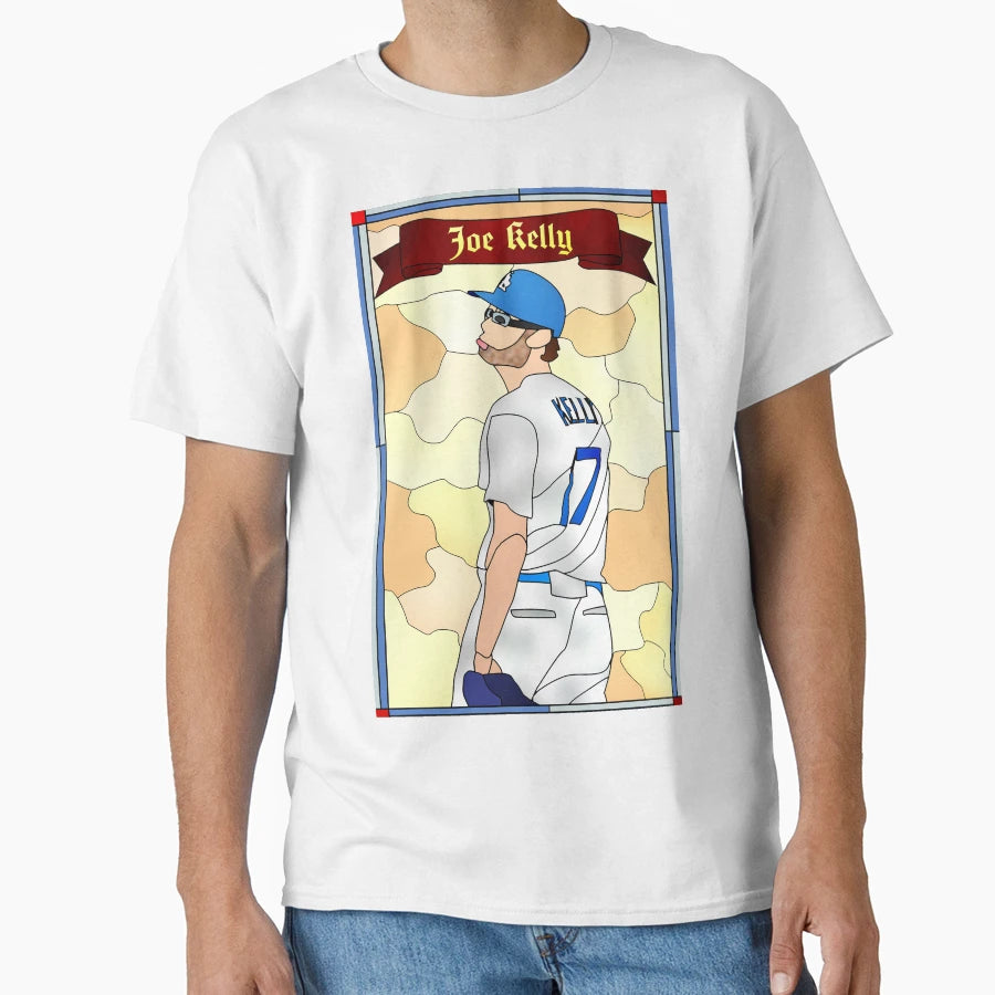 Stained Glass Joe Kelly Pout Face T-Shirt - Casual Everyday Wear Unisex - T-Shirt, Sweatshirt, Hoodie