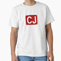 Cj Initials T-Shirt - Trendy Graphic Men Women - T-Shirt, Sweatshirt, Hoodie