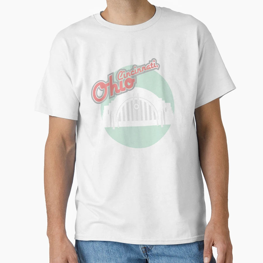 Cincinnati Ohio Union Terminal T-Shirt - Casual Everyday Wear for Adults - T-Shirt, Sweatshirt, Hoodie