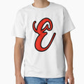 Initial Monogram E T-Shirt - Aesthetic Graphic Men Women - T-Shirt, Sweatshirt, Hoodie