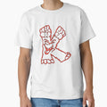 Scary Initial Monogram K T-Shirt - Trendy Graphic Unisex - T-Shirt, Sweatshirt, Hoodie