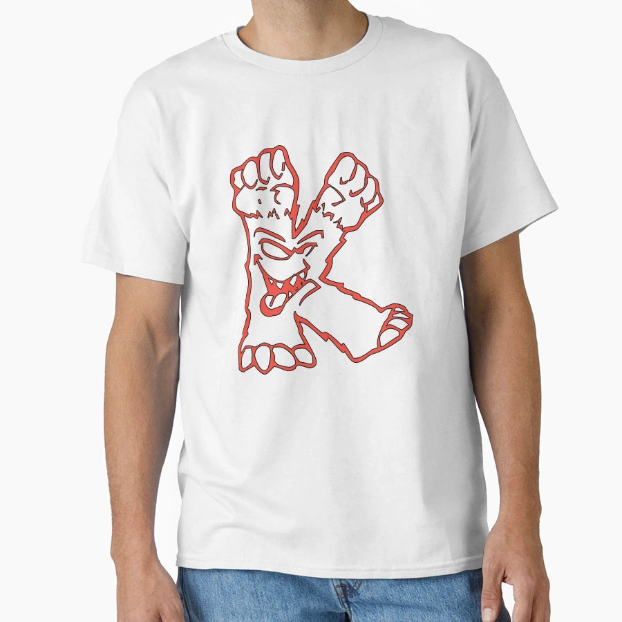 Scary Initial Monogram K T-Shirt - Trendy Graphic Unisex - T-Shirt, Sweatshirt, Hoodie