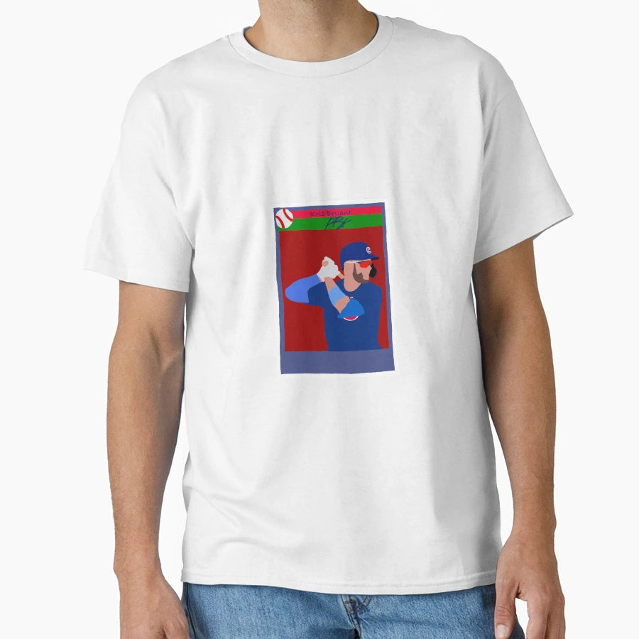 Kris Bryant Baseball Card T-Shirt - Custom Art Print for Adults - T-Shirt, Sweatshirt, Hoodie